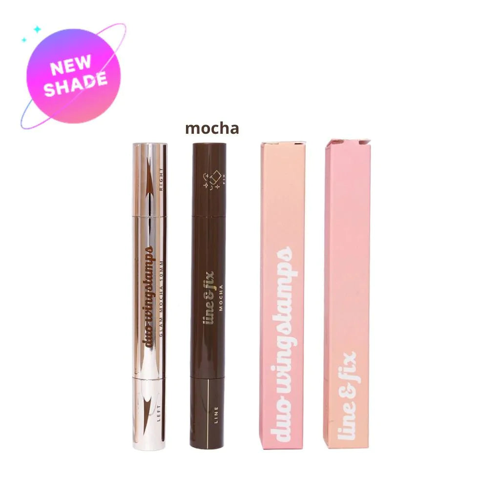 Single Wingstamps (1 Stamp + 1 Liner) - Peach Peach PeachEyelinerSKINNY10NOIR