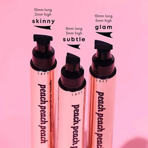 1 Wingstamp - Peach Peach PeachEyelinerSUBTLE8NOIR