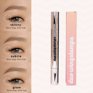 1 Wingstamp - Peach Peach PeachEyelinerSUBTLE8NOIR