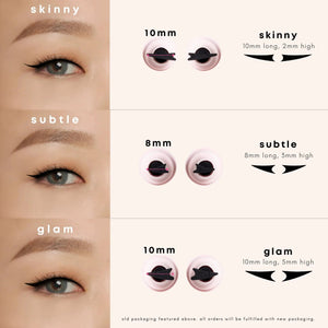 1 Wingstamp - Peach Peach PeachEyelinerSUBTLE8NOIR