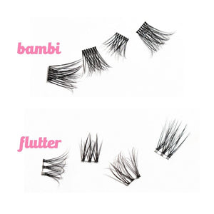 DIY Lash Extensions (30 Lash Segments/Box) - Peach Peach PeachLashesDIYLash_Flutter