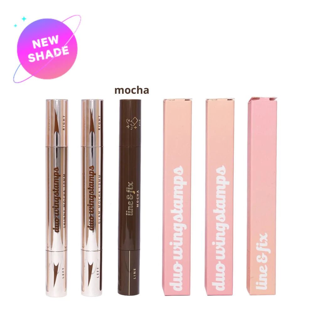 Double Wingstamps (2 Stamps + 1 Liner) - Peach Peach PeachBUNDLE2(EVERYDAY)+LINENFIX_NOIR