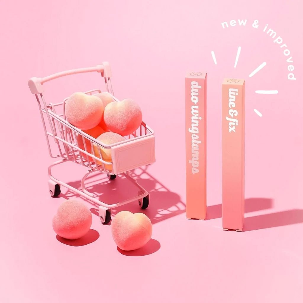 Double Wingstamps (2 Stamps + 1 Liner) - Peach Peach PeachBUNDLE2(EVERYDAY)+LINENFIX_NOIR