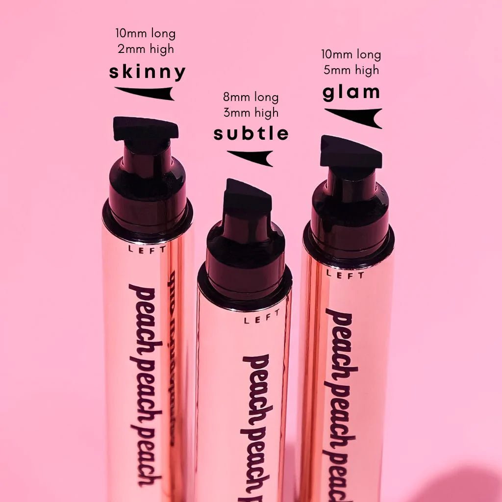 Double Wingstamps (2 Stamps + 1 Liner) - Peach Peach PeachBUNDLE2(CLASSIC)+LINENFIX_NOIR